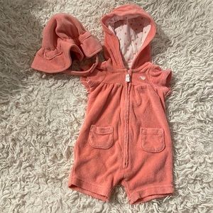 Baby Terry cloth swim set